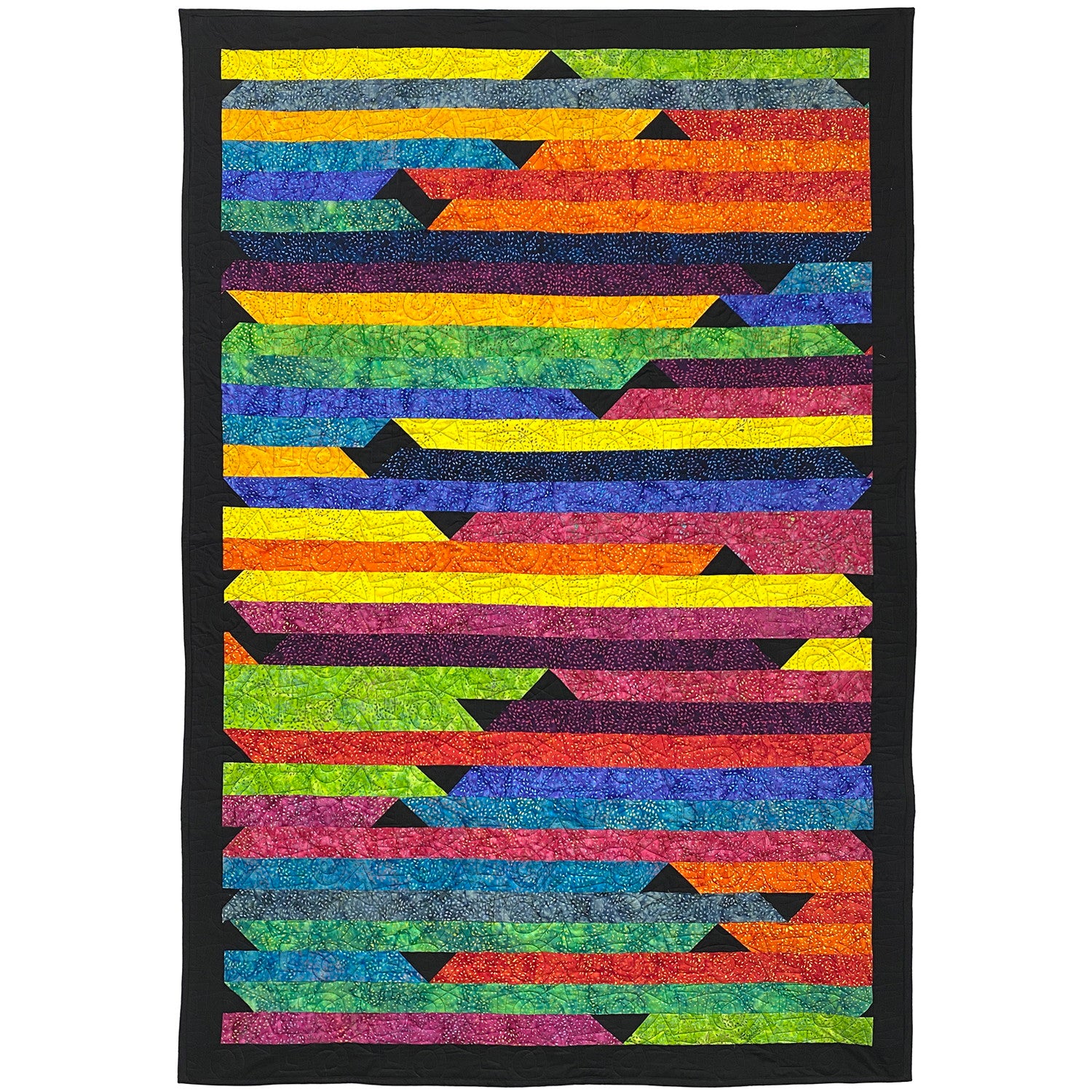 Jelly Roll Plus A Zinger Quilt - Free Downloadable Quilting Pattern ...