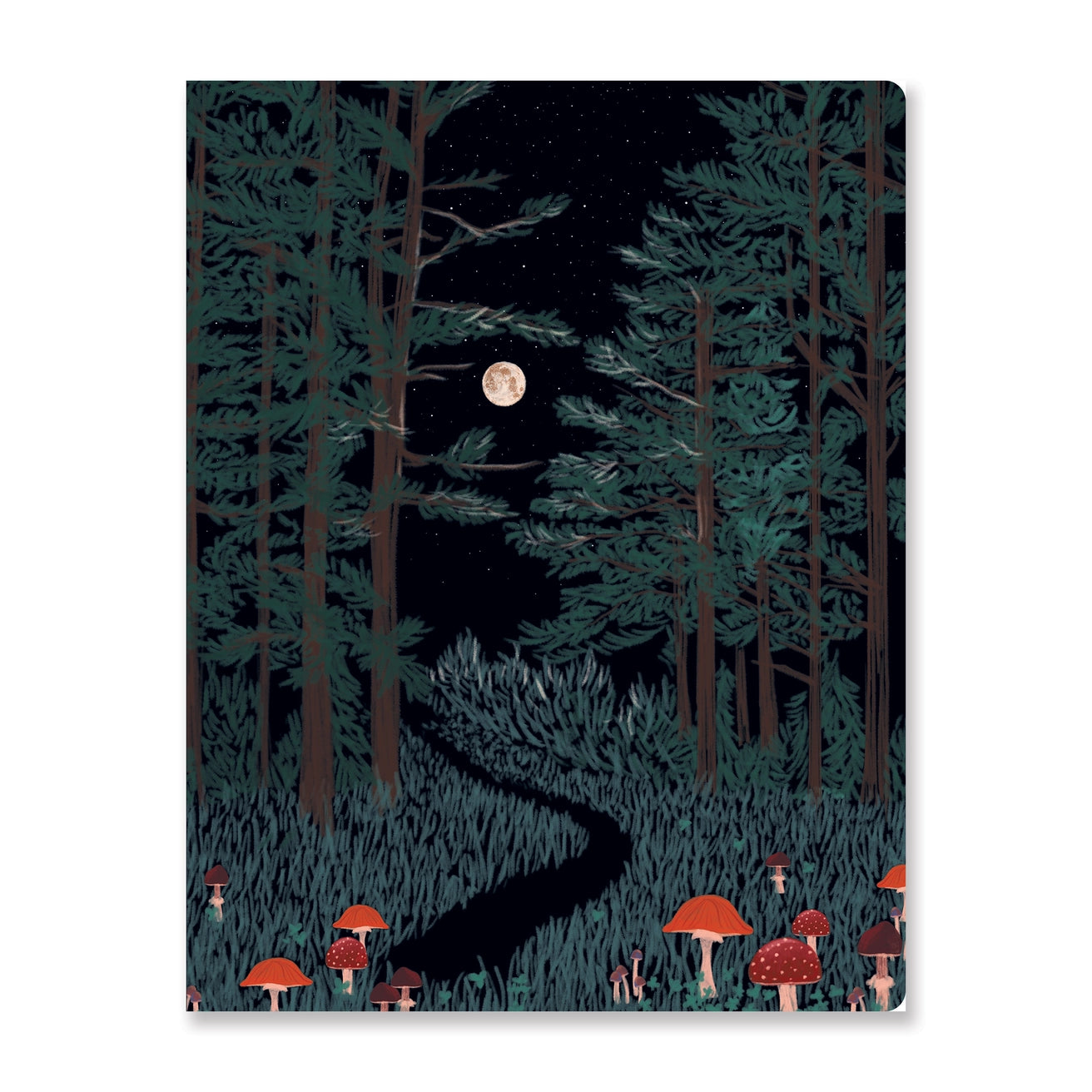 Denik - Moonrise Forest Hardcover Sketchbook Large