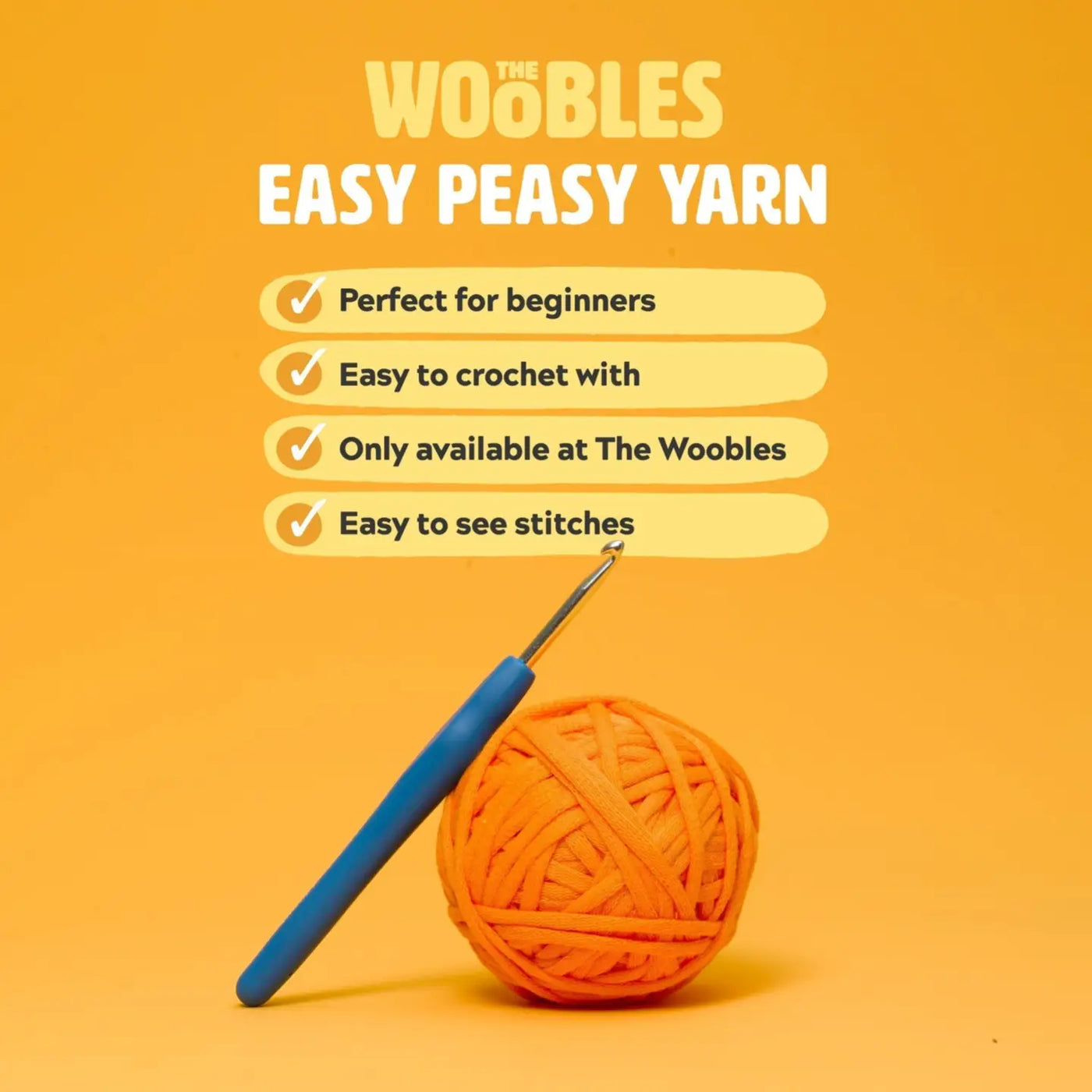 Woobles Bo the Chicken Beginner Crochet Kit