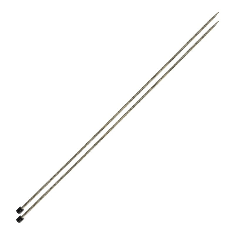 US 2 Straight Driftwood Knitting Needle