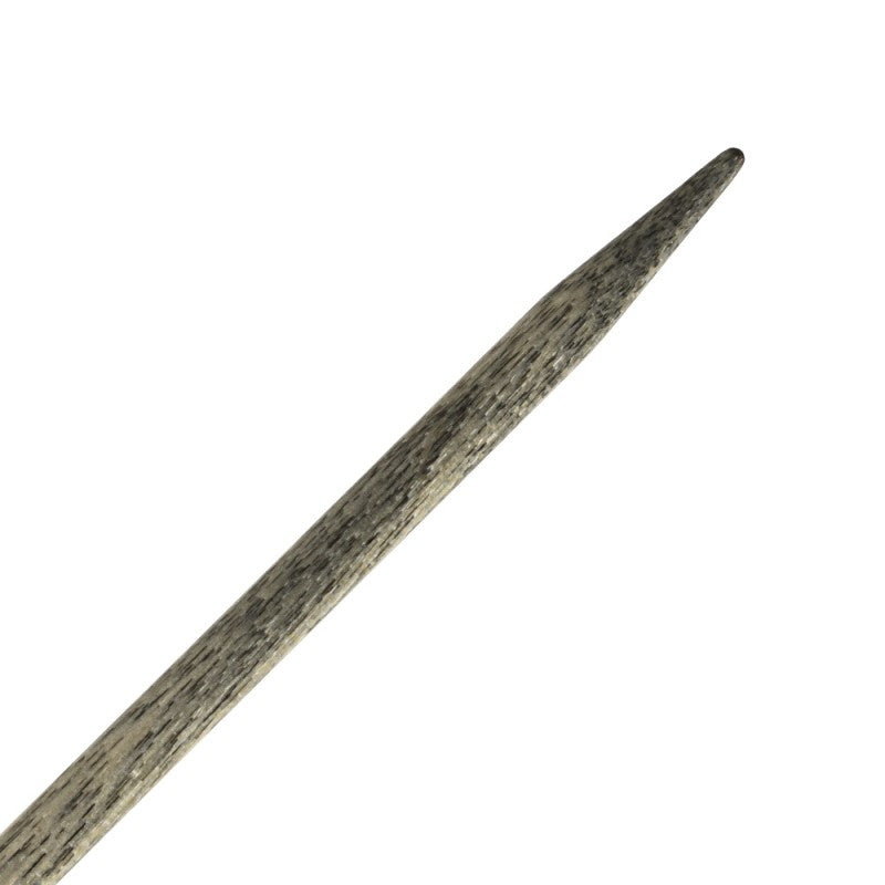 US 2 Straight Driftwood Knitting Needle