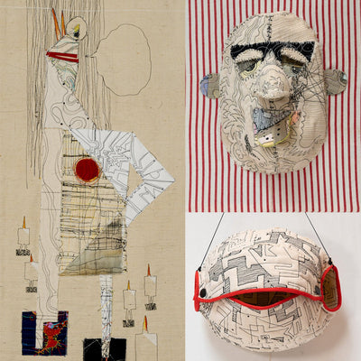 Alter Ego Stitch & Collage with Paula Kovarik on 9/15-19/2025