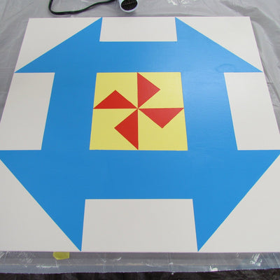 516 Barn Quilt Painting with Sheila Snyder on 7/12/2024