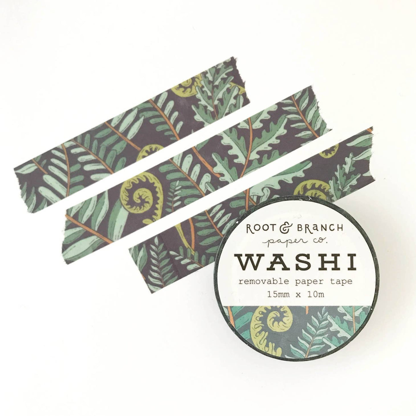 Root & Branch Paper Co. - Forest Fern Washi Tape