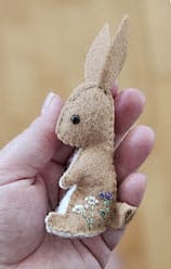 DelilahIris Designs - Felt Bunny Sewing Kit
