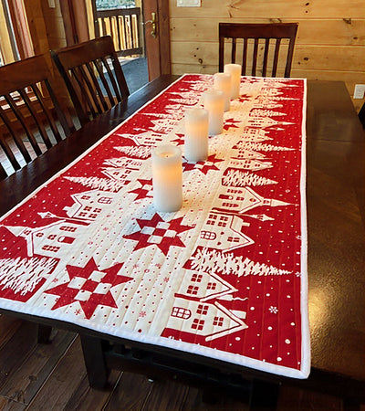 Buon Natale - White Table Runner
