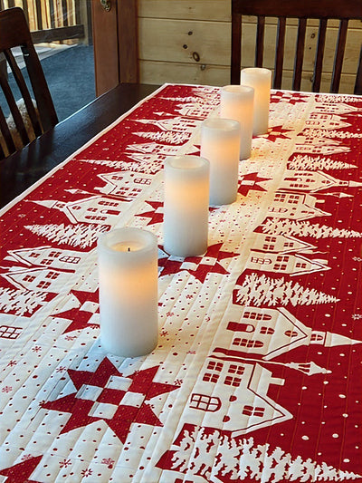 Buon Natale - White Table Runner