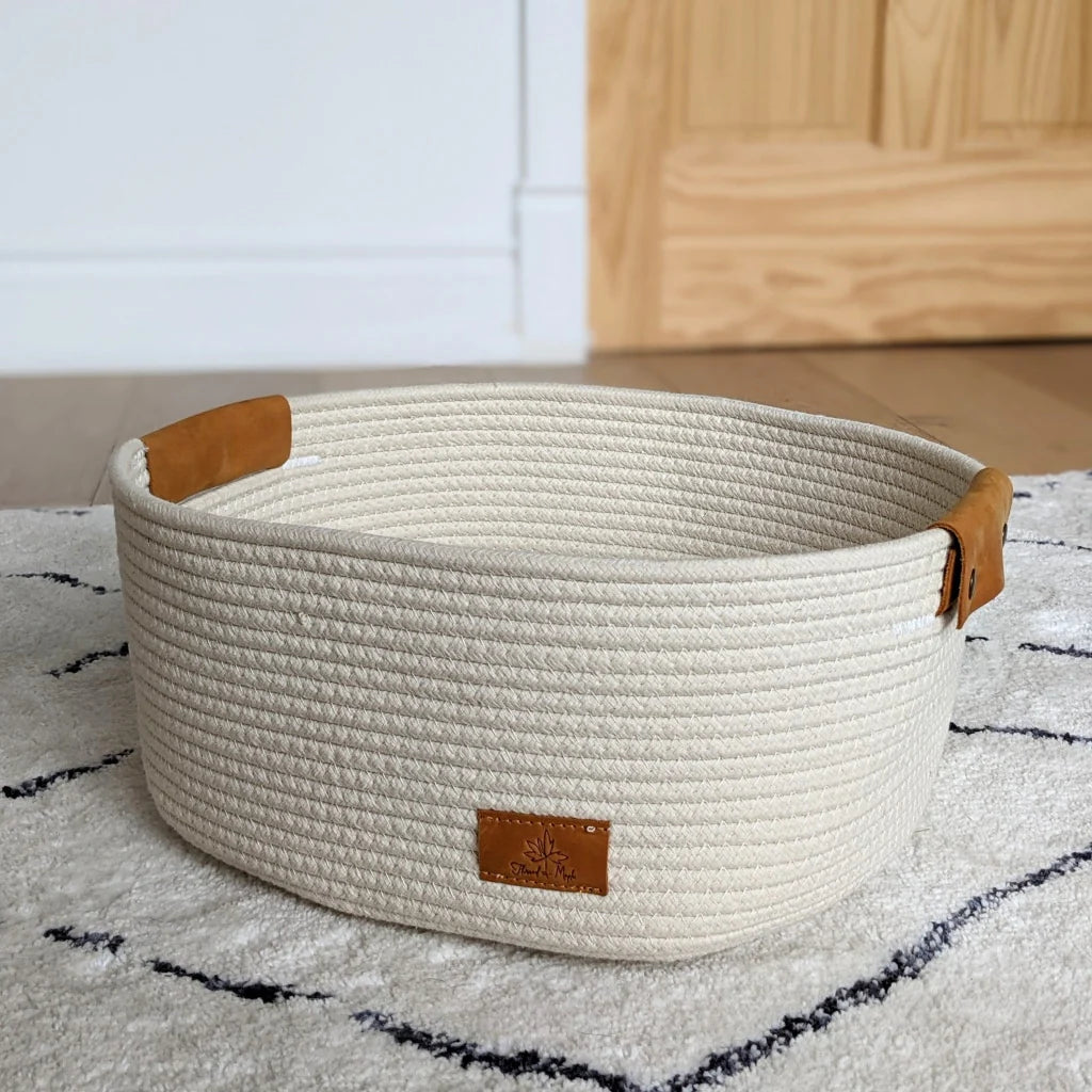 Carryall Basket - Camel by Thread and Maple