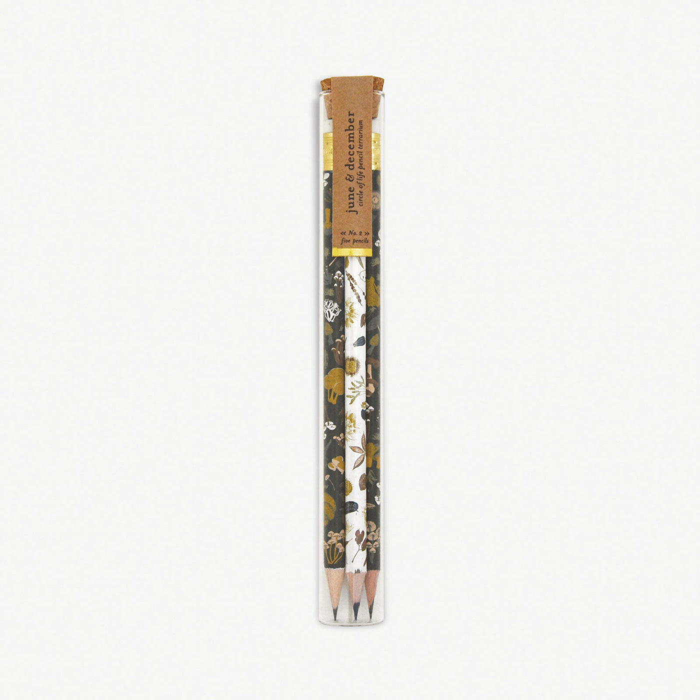 Circle of Life Pencil Terrarium, set of 5 pencils - June & December