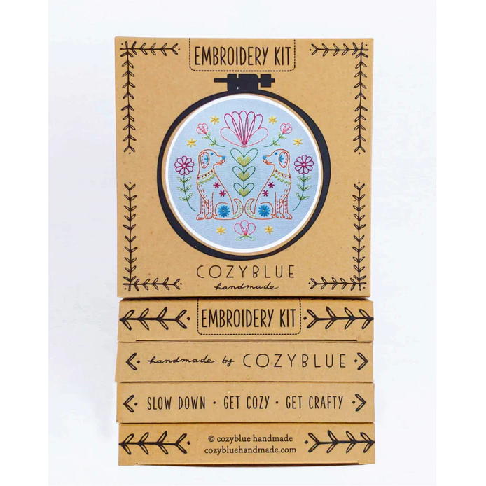 DIY Folk Tails Embroidery Kit - CozyBlue Handmade