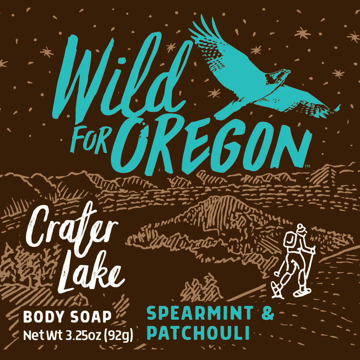 Wild for Oregon Body Soap - Crater Lake Spearmint & Patchouli