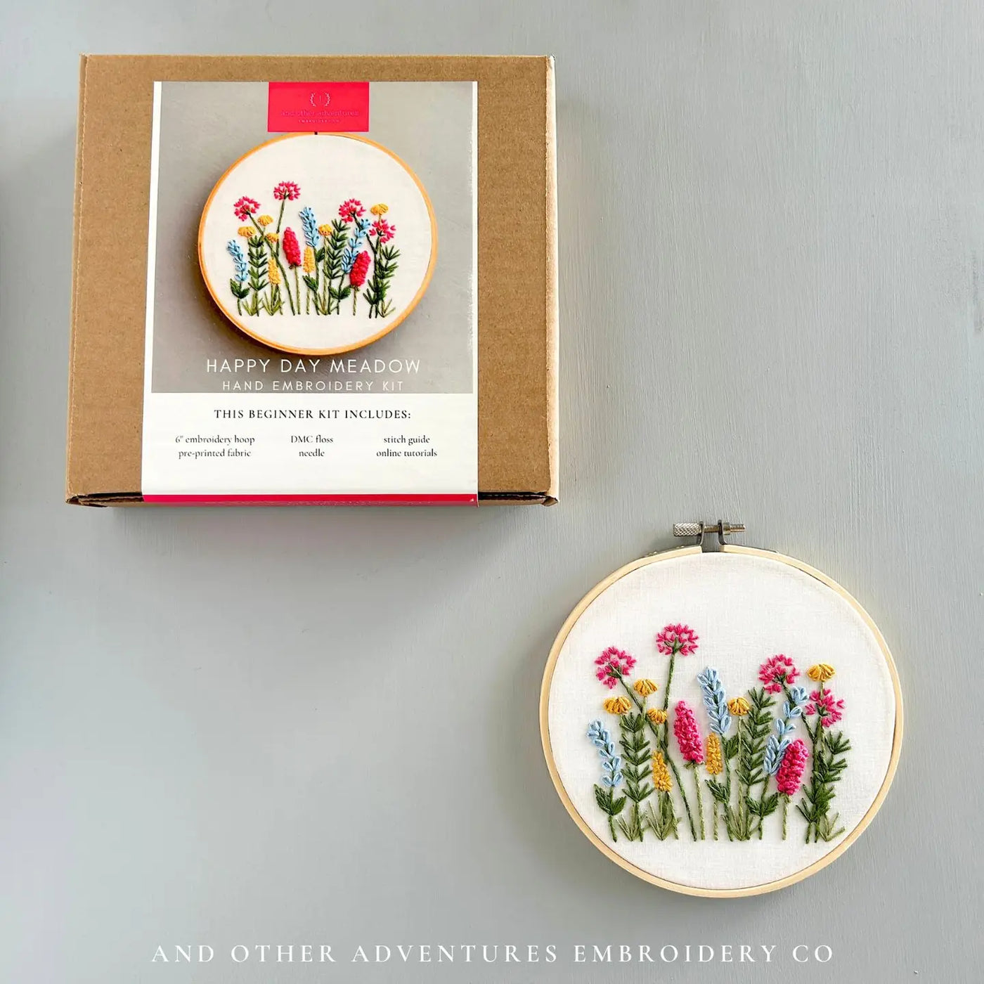 Meadow In Happy Day Embroidery Kit by And Other Adventures