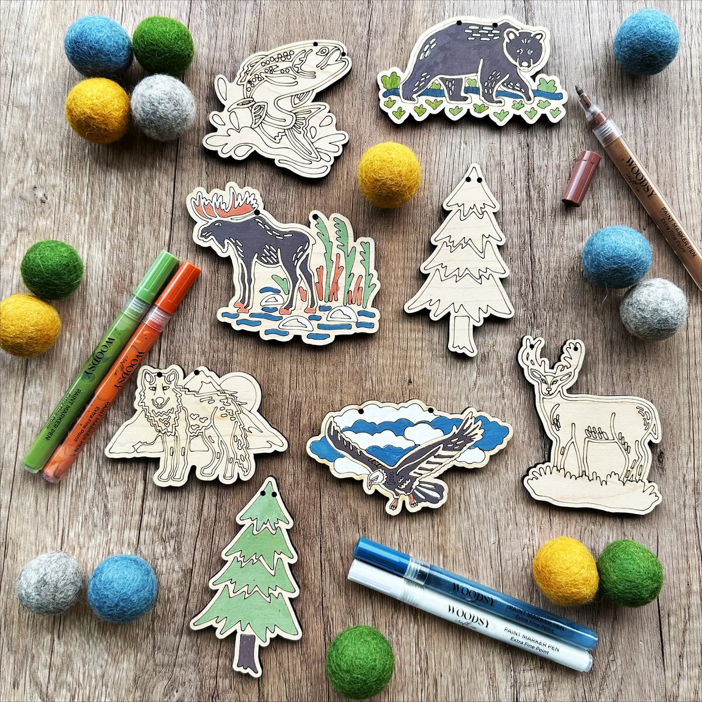DIY Craft Kit - Wilderness by Woodsy Craft Co.