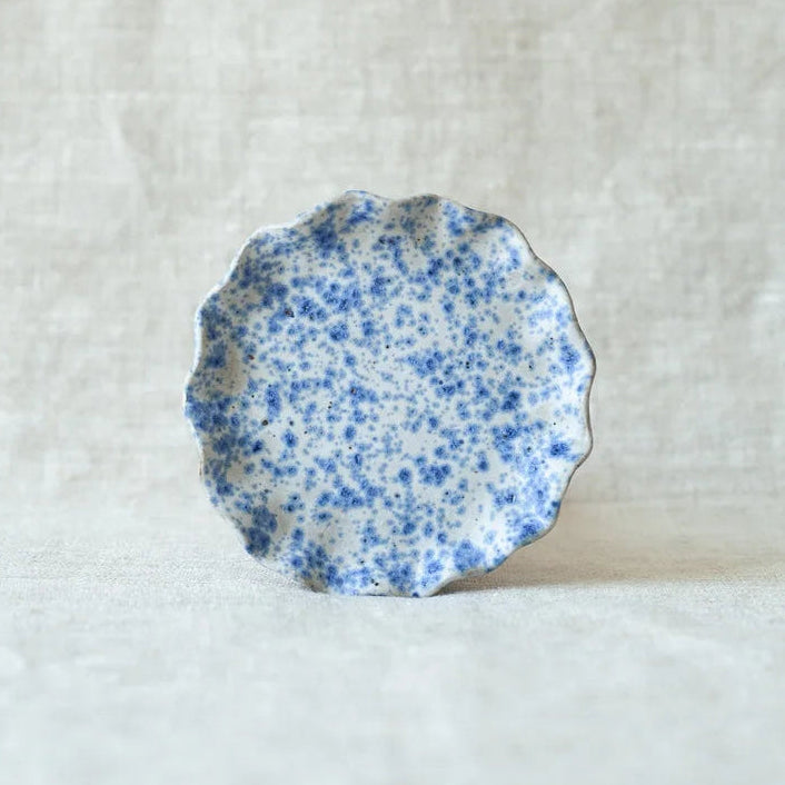 Magnetic Pin Dish Blue Speck- Amour Mercantile