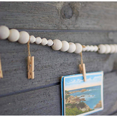 White Wood Garland