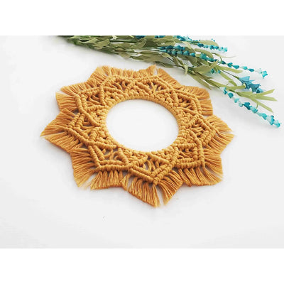 Macrame Mandala DIY Kit - Cord & Quartz