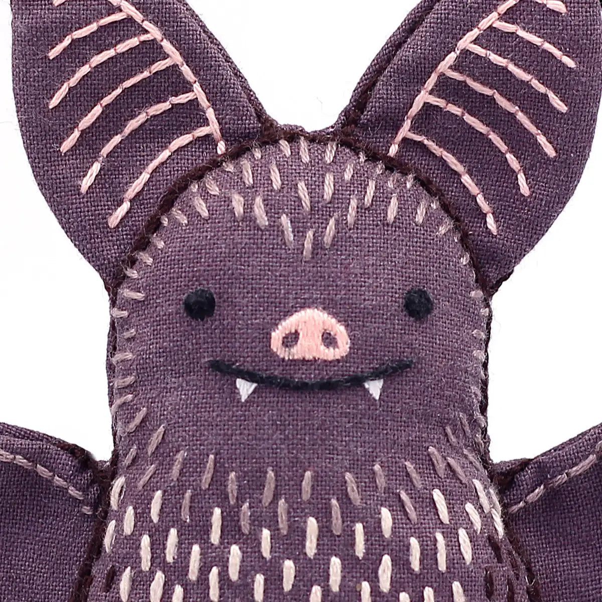 DIY Embroidered Doll Kit Bat- Kiriki Press