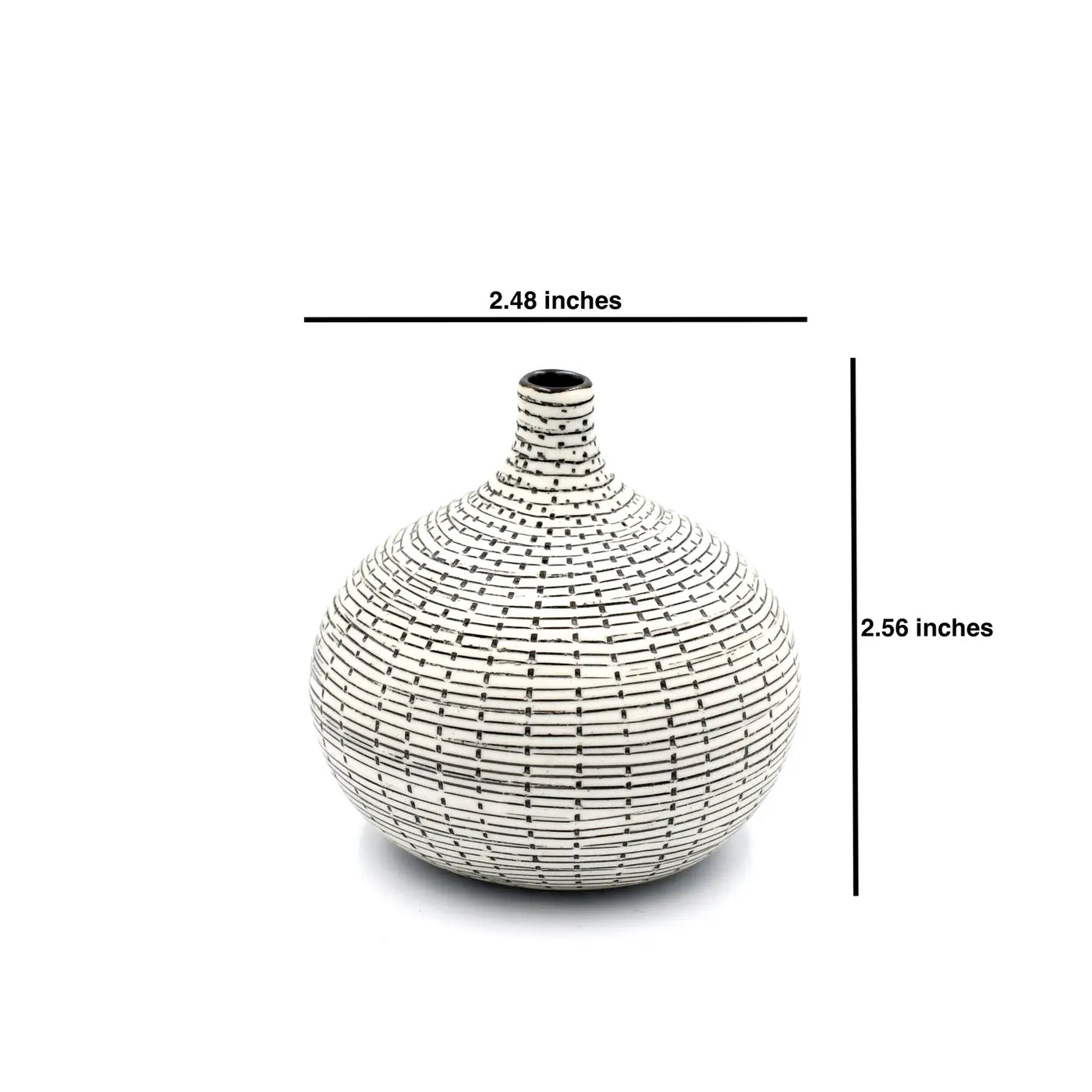 Congo Tiny S-Handcrafted Porcelain Bud Vase - Art Floral Trading