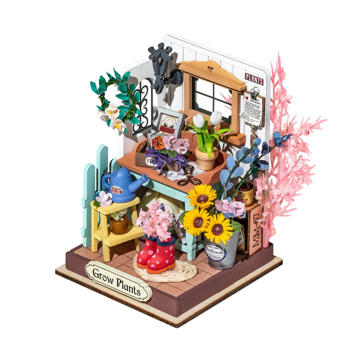 Dreaming Terrace Garden DIY Miniature House Kit