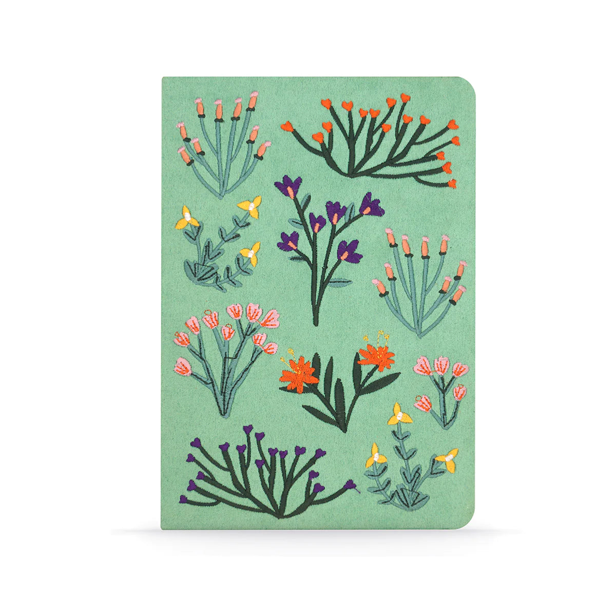 Denik - Petite Blooms Hardcover Embroidered Notebook