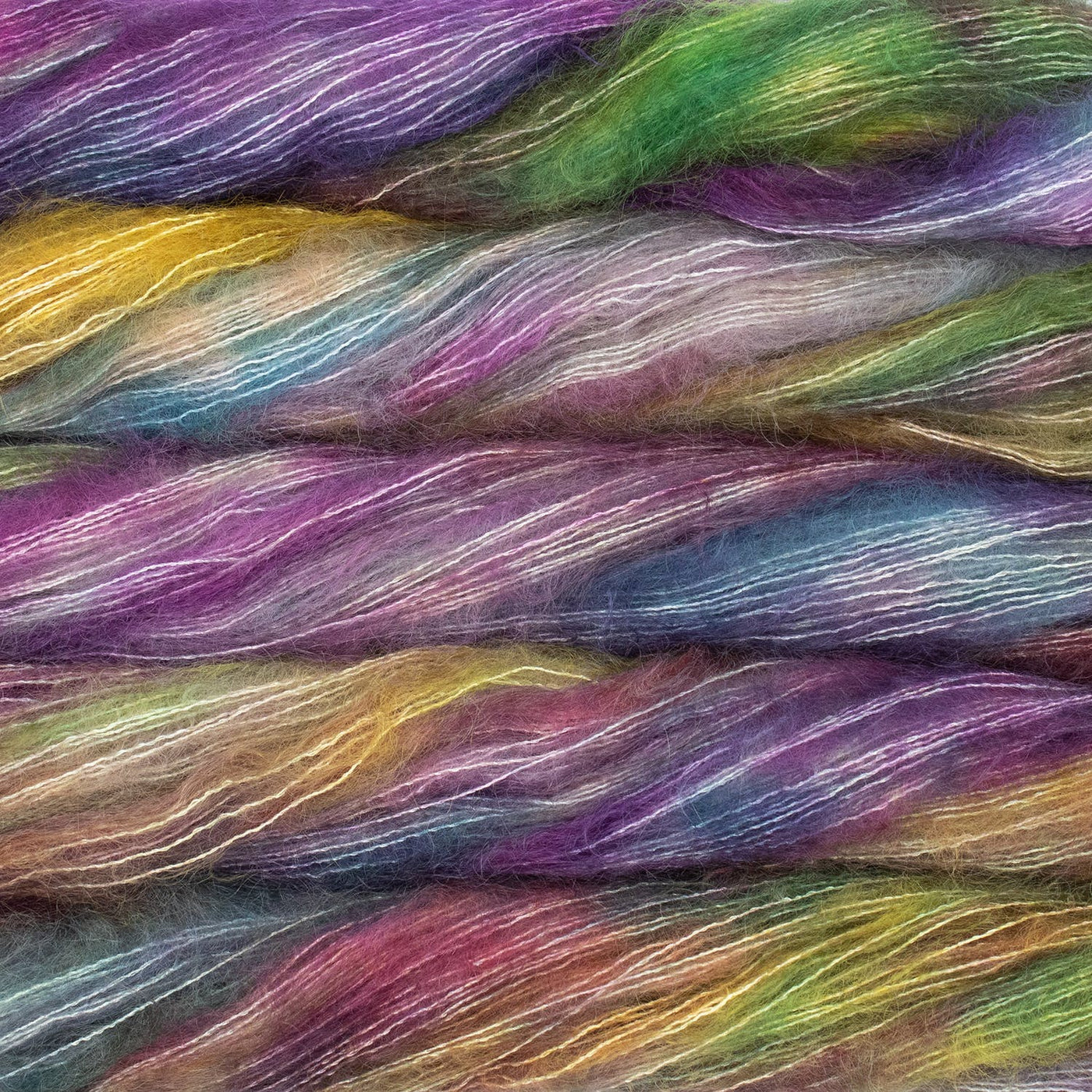 Malabrigo Mohair 866 Arco Iris 72% SuperKid Mohair 28% Silk