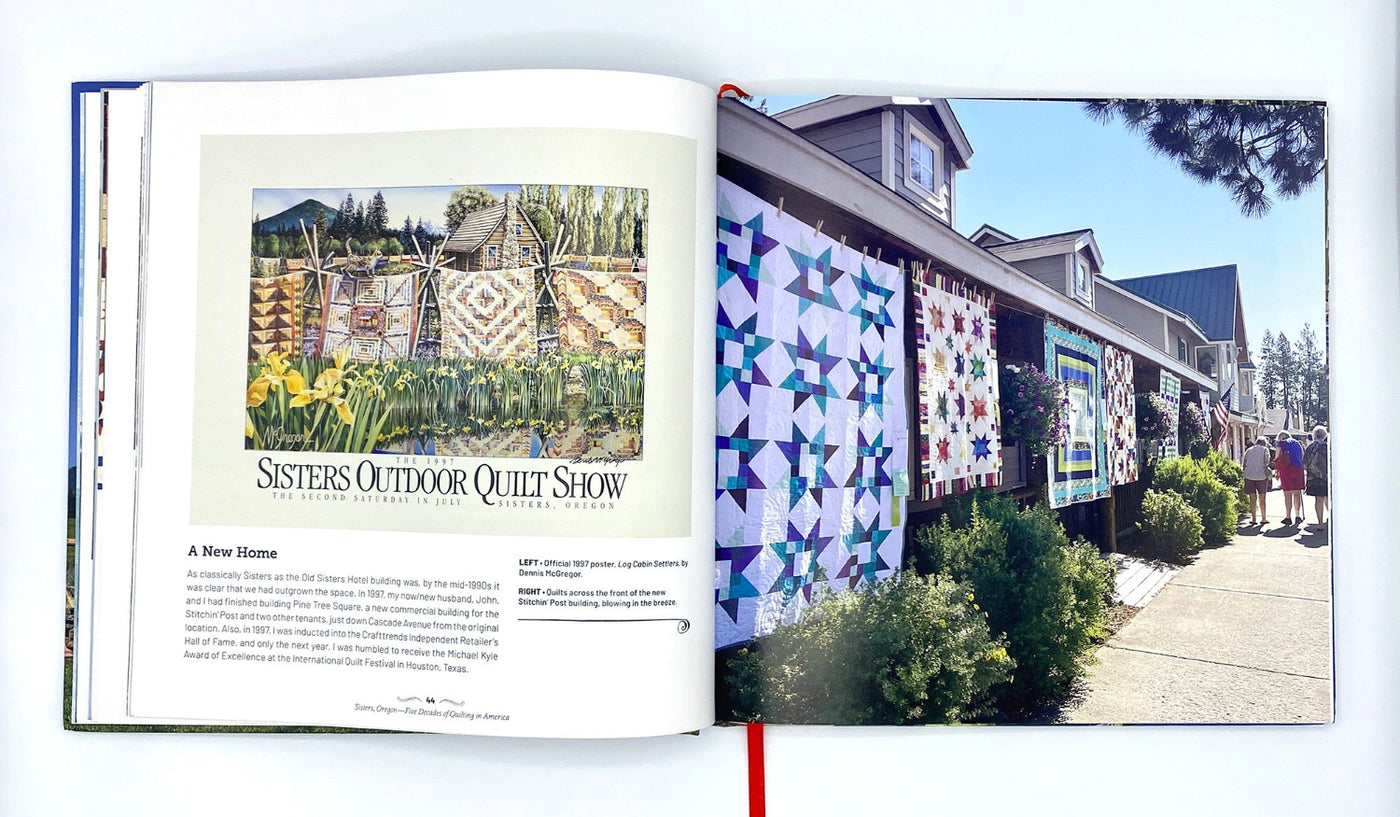 Celebrate 50 Years of the Sisters Outdoor Quilt Show – Jean Wells Book + Quiltfolk Special Edition (25% Off)
