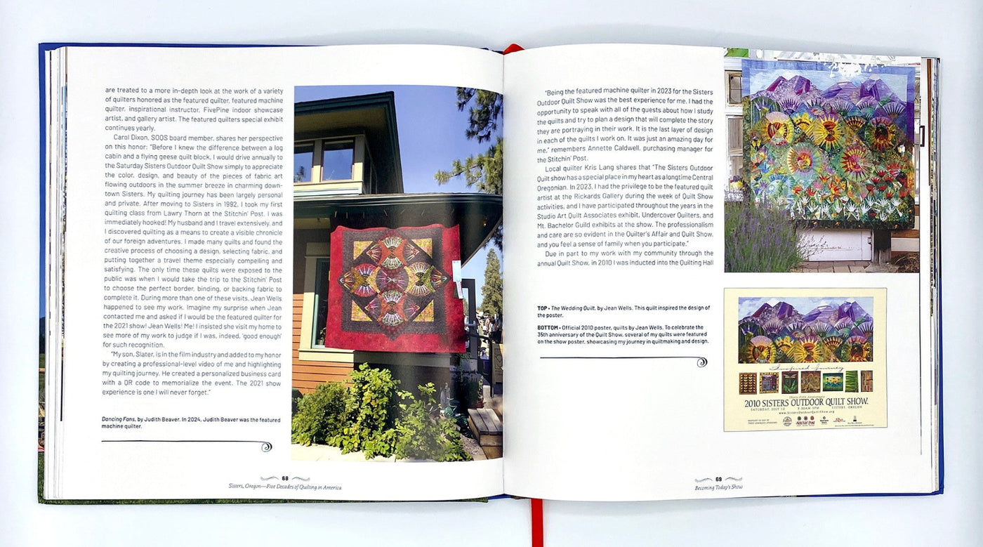 Celebrate 50 Years of the Sisters Outdoor Quilt Show – Jean Wells Book + Quiltfolk Special Edition (25% Off)
