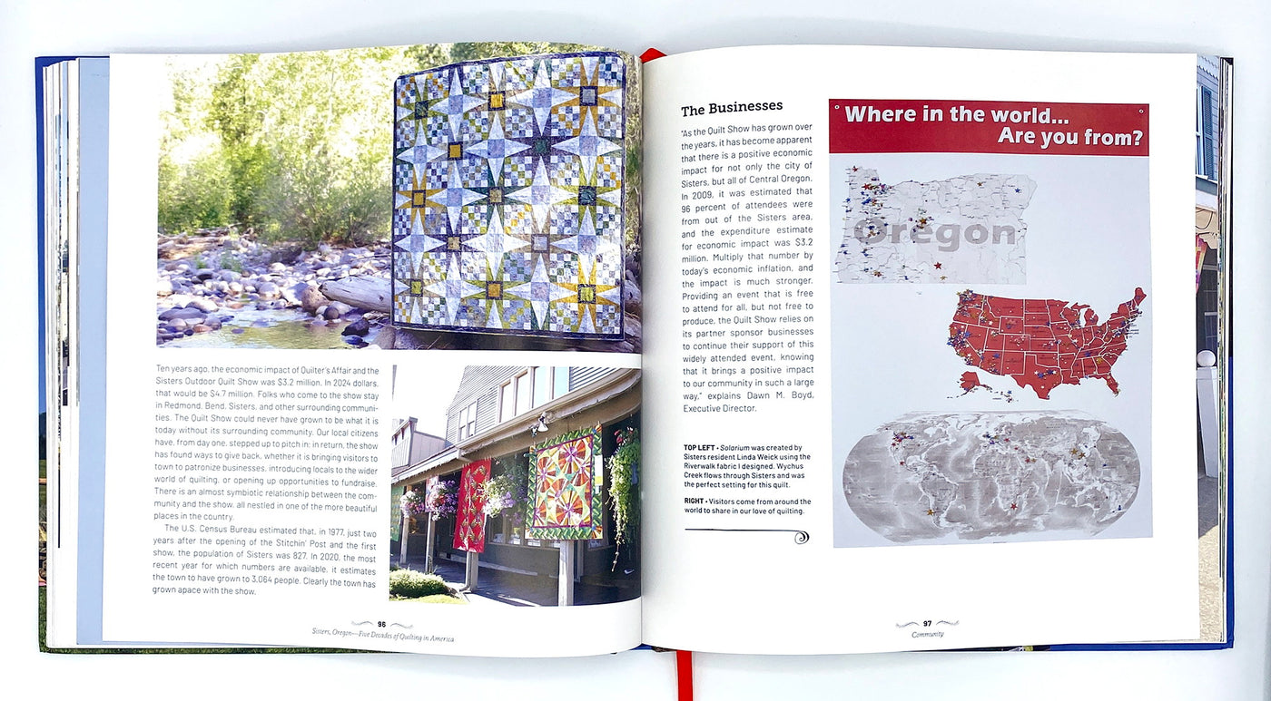 Sisters, Oregon - Five Decades of Quilting in America Book