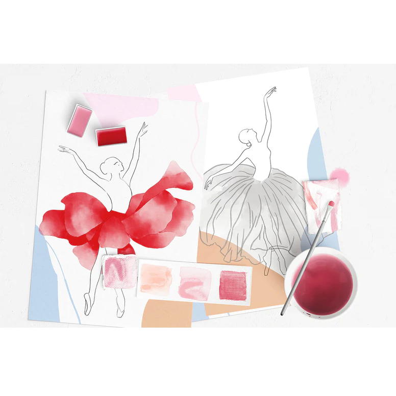 Flower Girls Watercolor Painting Kit