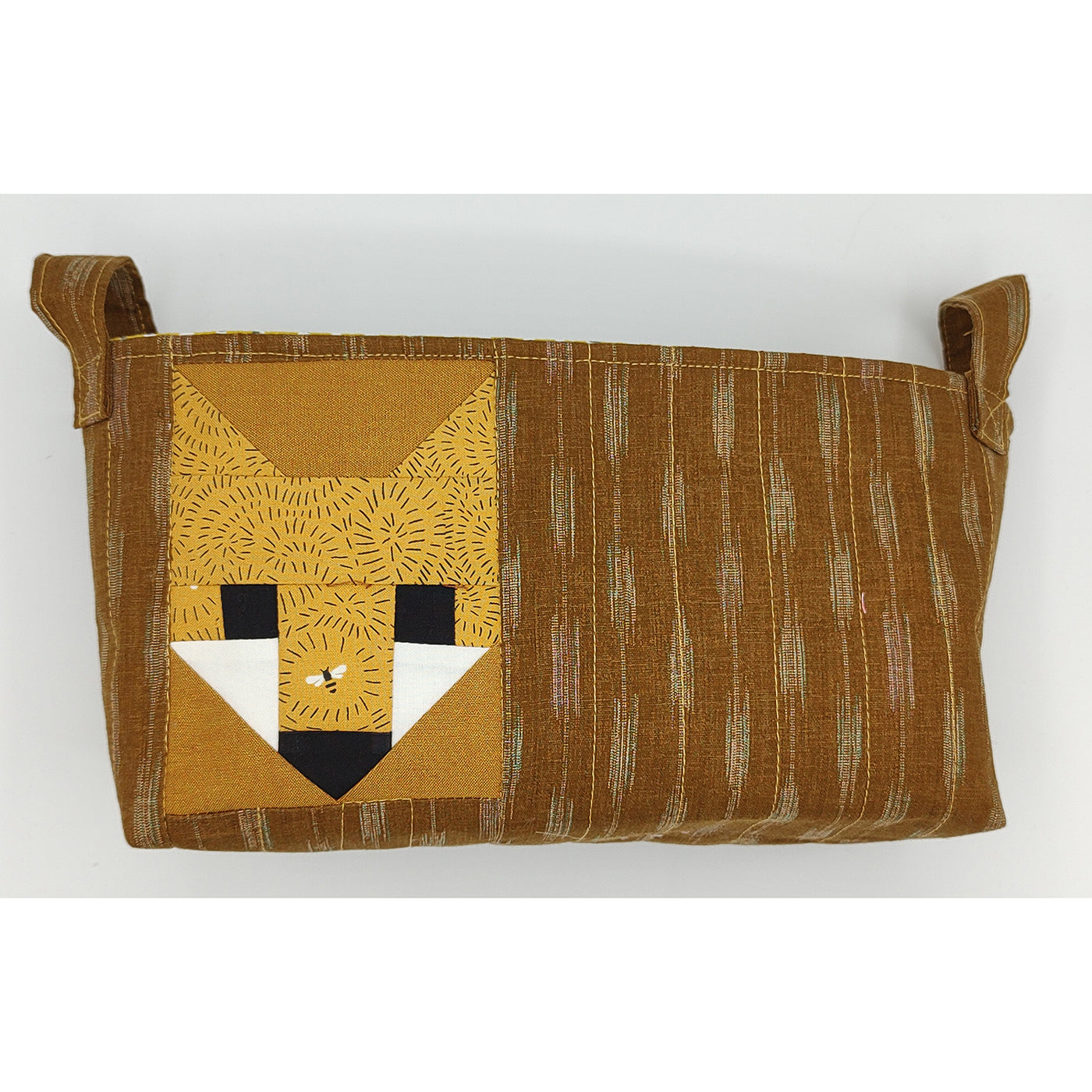 Gold Stripe Linen Basket - Employee Boutique (Copy)