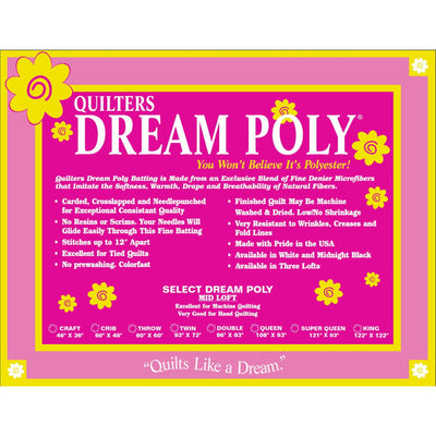 Dream Poly Select Crib Batting
