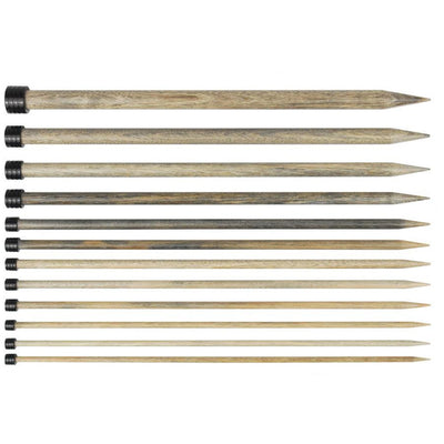 Driftwood Straight Needles US17 Lykke 10"