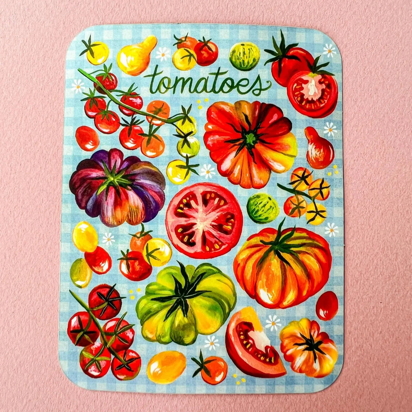 Katie Daisy Tomato Sticker