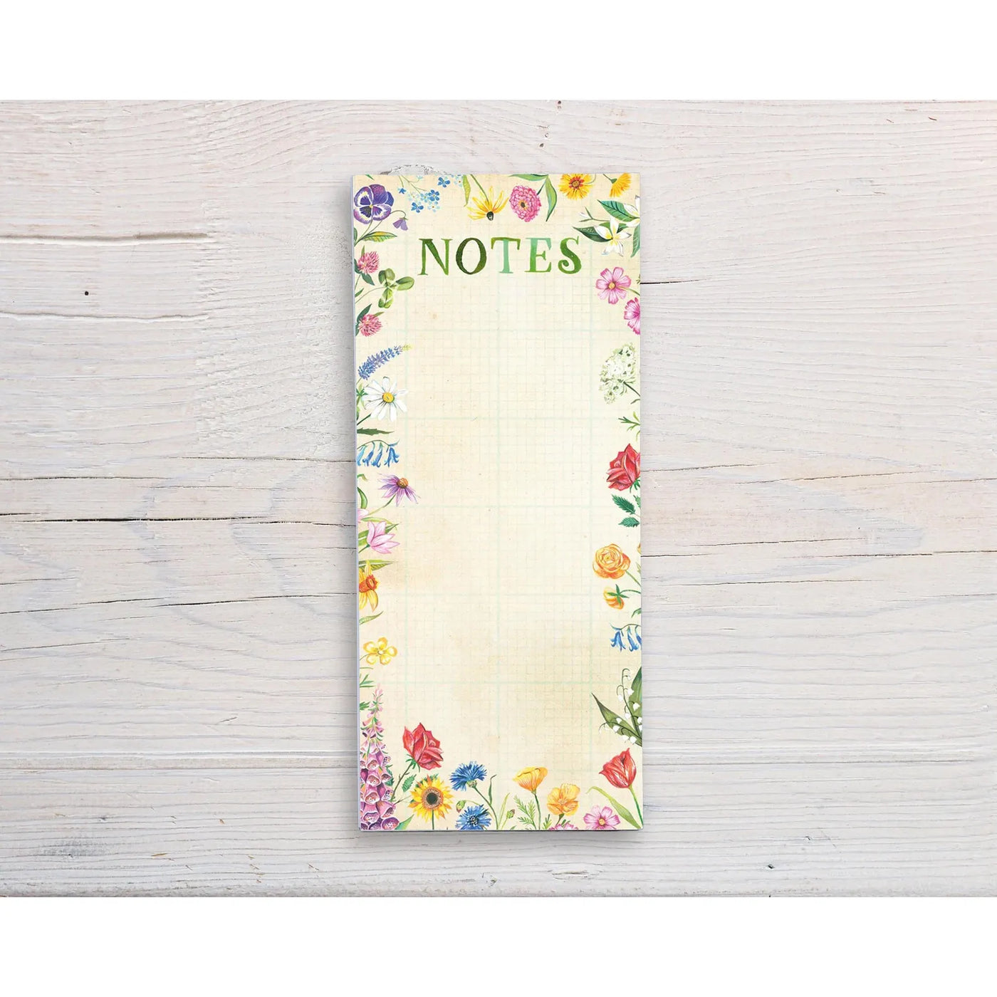 Katie Daisy Wildflowers Magnetic List Pad