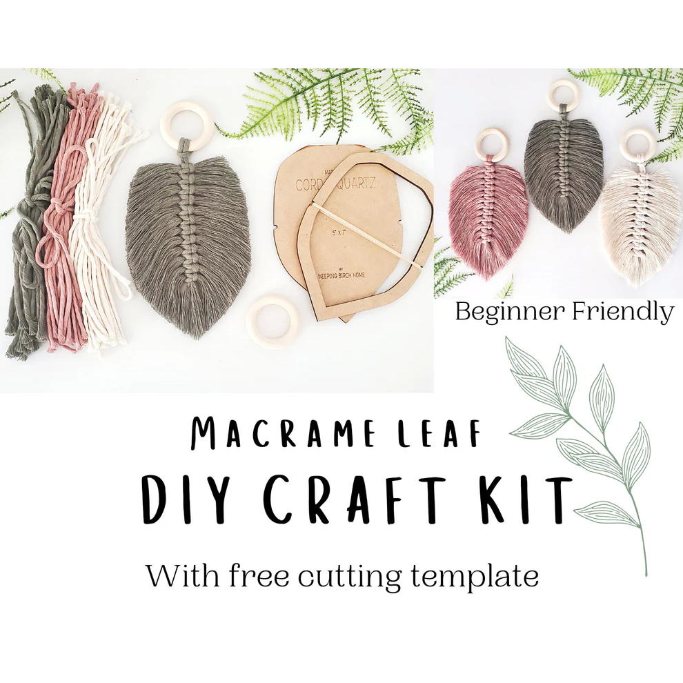 Macrame Leaf DIY Kit