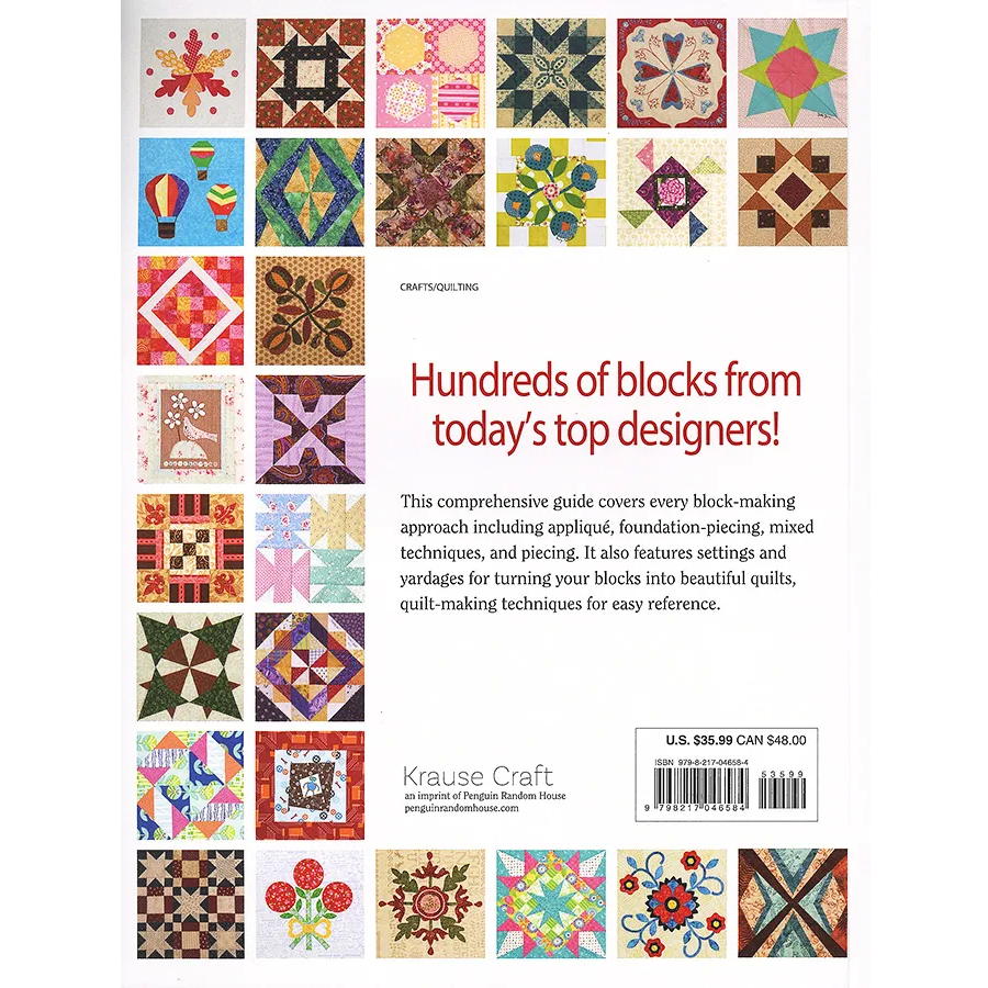 Quilter's 1,000 Blocks - A Collection of Quilt Blocks from Today's Top Designers Book