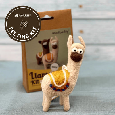 Woolbuddy Needle Felting Kit - Llama