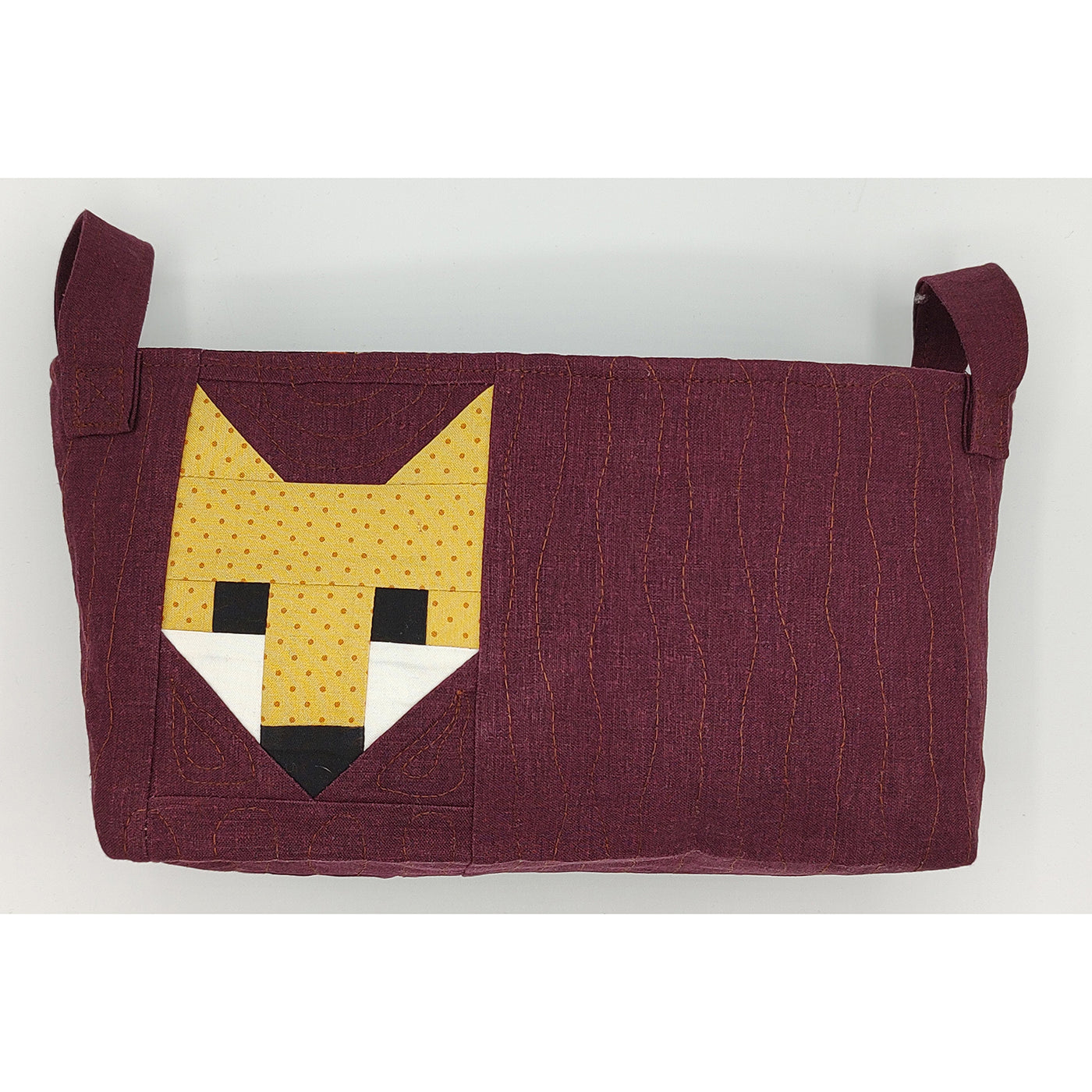 Maroon Linen Basket - Employee Boutique