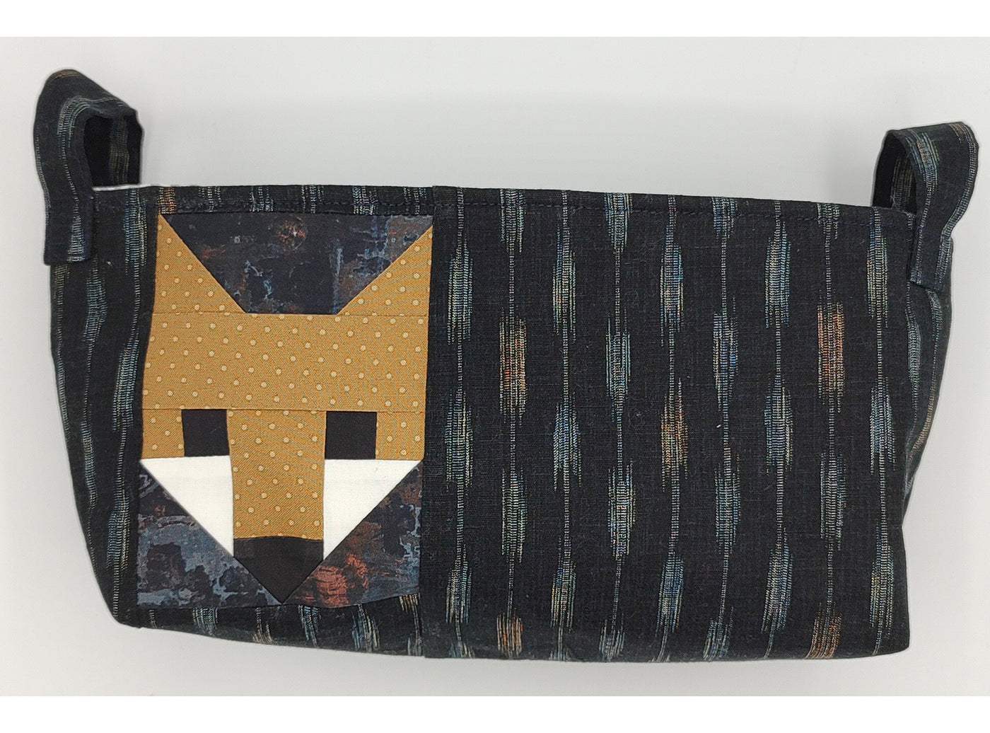 Navy Stripe Linen Basket - Employee Boutique