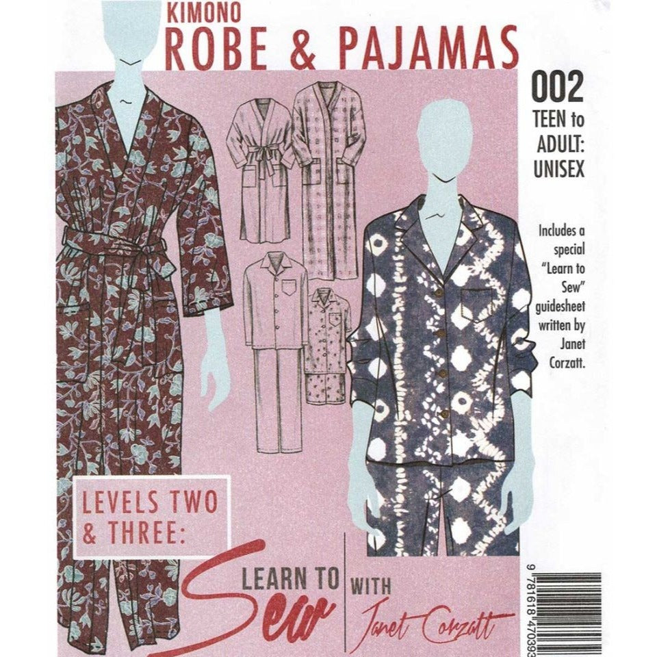 Kimono Robe & Pajamas Pattern