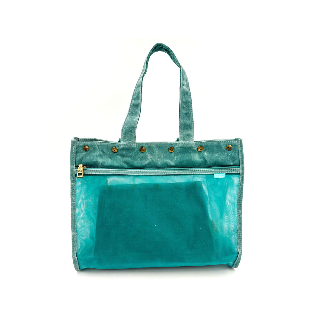 Maker's Mesh Tote Teal