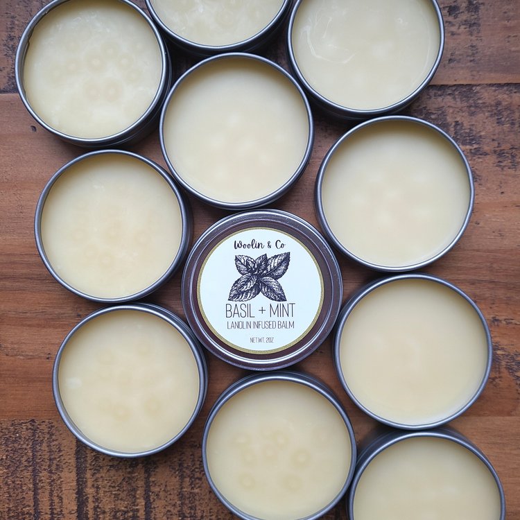 Woolin & Co Knitter’s Balm Basil & Mint