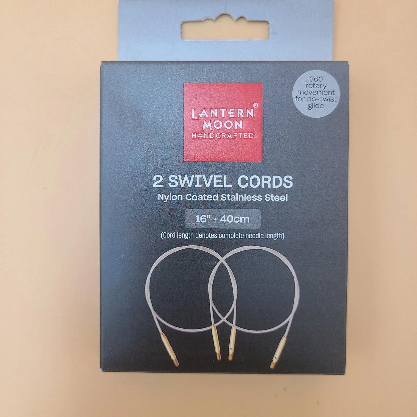Lantern Moon 2 Swivel Cords 16"/40cm Set
