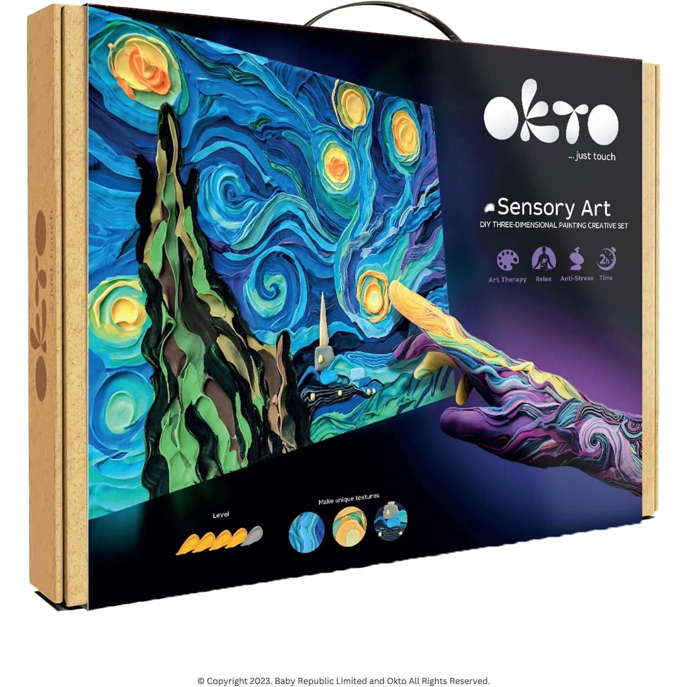 Sensory Art DIY 3D Painting Set - Vincent Van Gogh Starry Nights