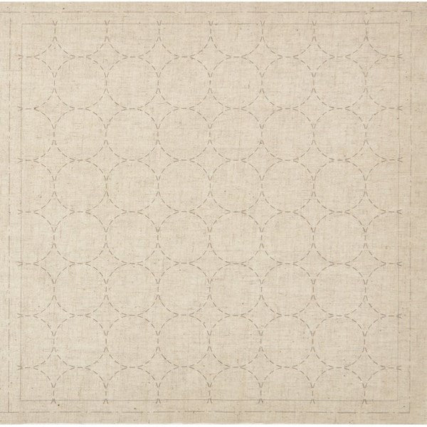 Sashiko Pre-Printed Cloth Juji-Tsunagi - Natural