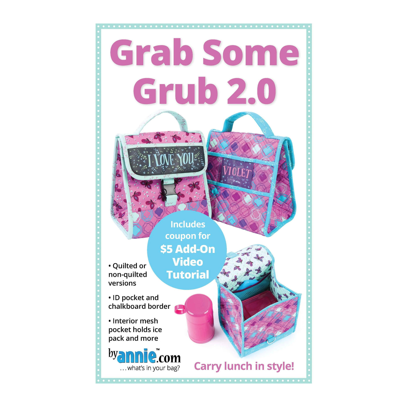 Grab Some Grub 2.0 Pattern byAnnie.com