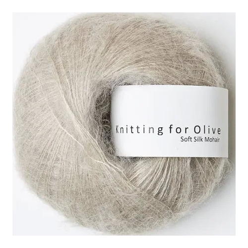 Knitting for Olive Soft Silk Mohair - Oatmeal