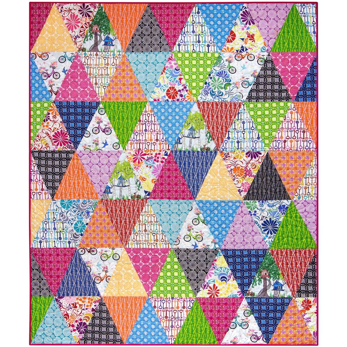 Three Times Around - Free Downloadable Quilting Pattern by Valori Wells