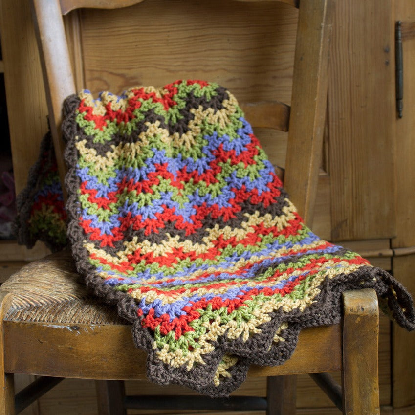 Vintage Crocheted Blanket Churchmouse Home
