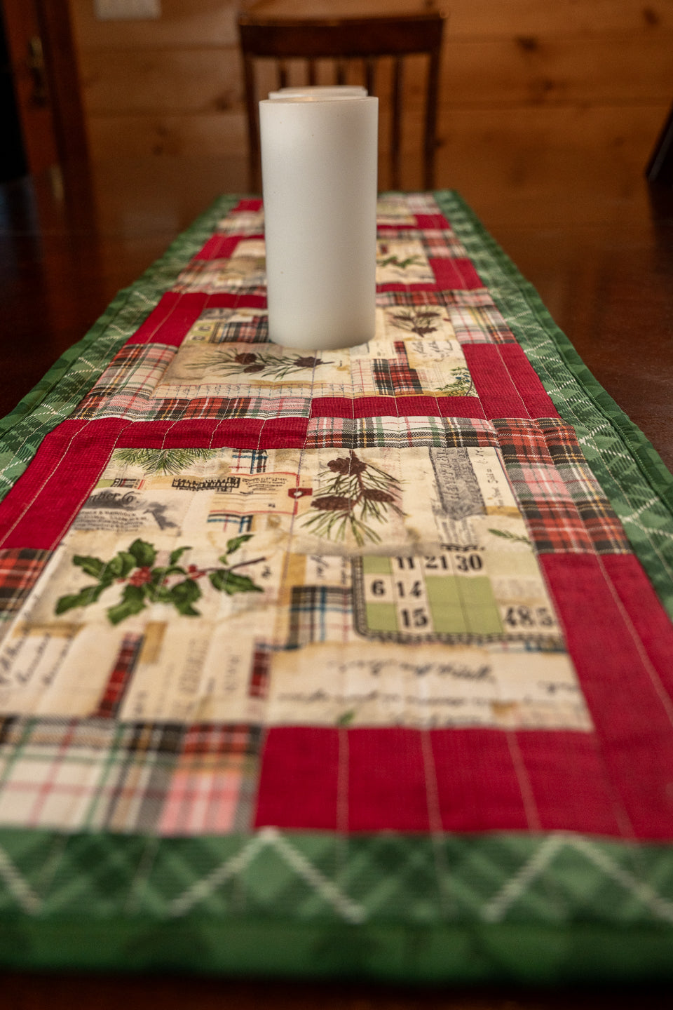 Holly & Hearth Patchwork Table Runner